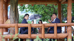 김용태, 울산 주력산업 시찰···당권 행보 본격화?