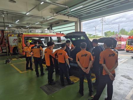 대구서부소방서, 친환경차 구조ㆍ화재 대응능력 향상교육