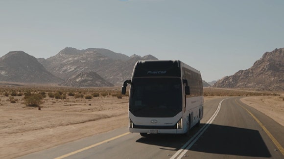 현대차그룹, 사우디 네옴에서 수소 모빌리티 주행 실증