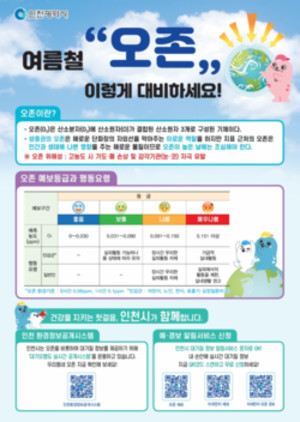 인천시, 여름철 고농도 오존(O3) 잡는다